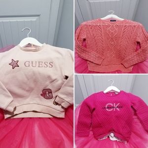 GIRLS SWEATSHIRT & SWEATER BUNDLE